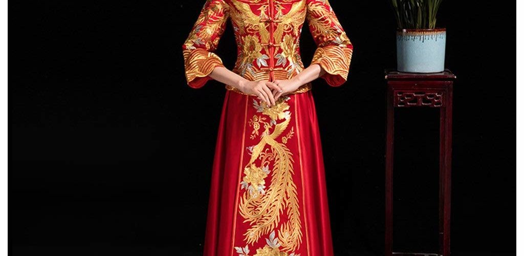 vestido tradicional chino novia